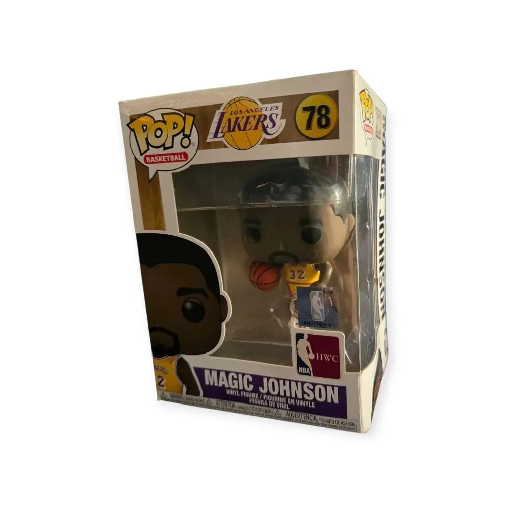 Funko POP Basketball Hardwood Classics Magic Johnson LA Lakers Vinyl Figure #78 - Picture 2 of 6